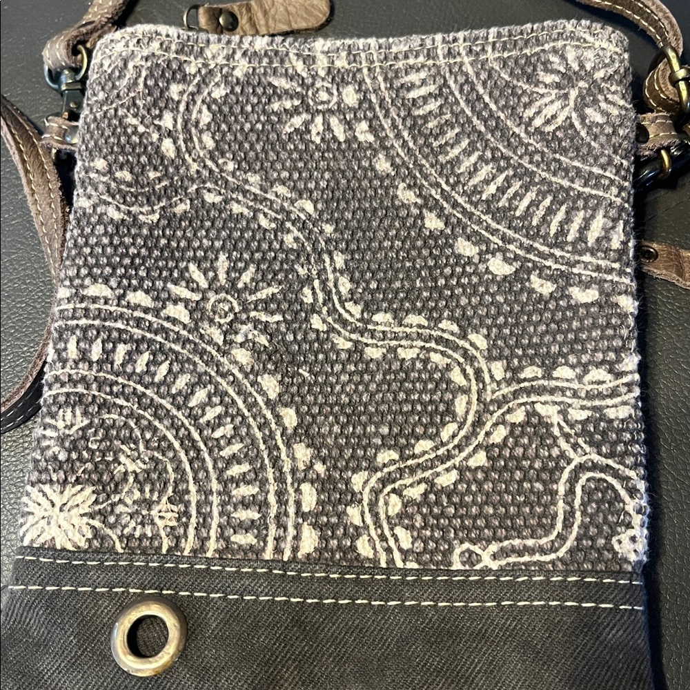 Myra Paisley Fabric Crossbody Bag - Picture 2 of 8